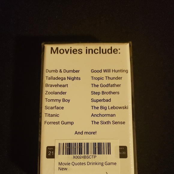 Other Movie Quotes Drinking Game Poshmark